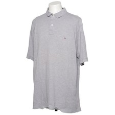 Tommy Hilfiger, Poloshirt, Größe: 3XL, Grau, Baumwolle, Herren #Mbm