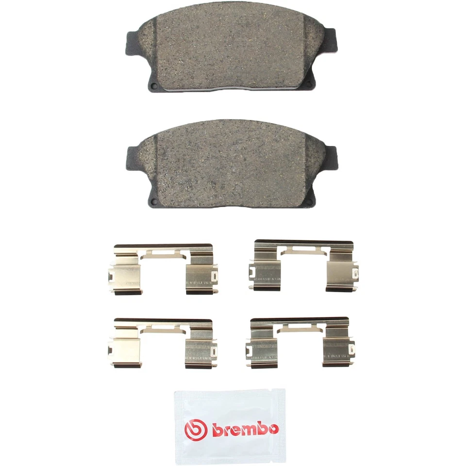 Juego de pastillas de freno delanteras Brembo P59077N 2 ruedas para Chevy 22799077 Cadillac ATS Foto 2 de 4