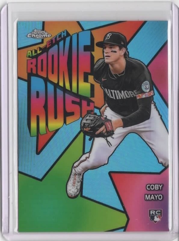 2025 Topps Chrome All Etch Rookie Rush #CERR2 Coby Mayo