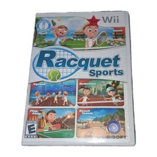 Racquet Sports Nintendo Wii Game Ubisoft 2010 Sports Tennis  Racquet Games