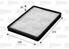 Innenraumfilter Partikelfilter 715654 VALEO für CHEVROLET OPEL