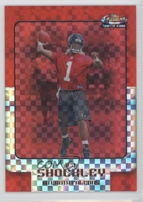 2006 Topps Finest X-Fractor 46/250 DJ Shockley #62 Rookie RC 3d7
