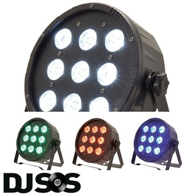 QTX PAR-54 extra flach 4-in-1 LED PAR Can RGBW Bühne Lichteffekt DJ Licht FX