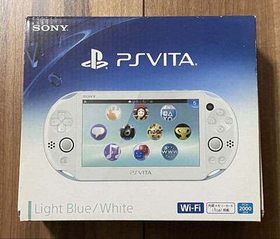 Sony PS Vita PCH-2000ZA14 Light Blue White Boxed Tested Y0075