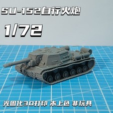 3D printed 1/72 unpainted model kit of the Soviet SU-152 Assault Gun Tank