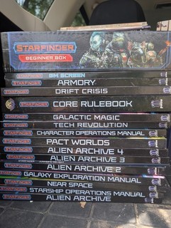 Paizo Starfinder RPG Lot: Beginner Box Core Rulebook GM Screen Alien Archive