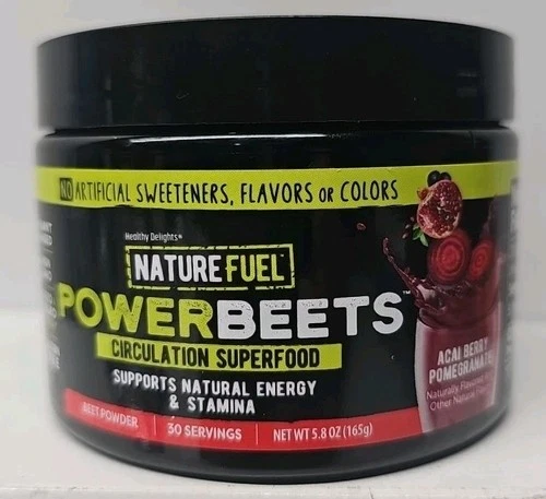Nature Fuel Power Beets Super Concentrated Non-GMO Beet Juice Powder 30 Servings