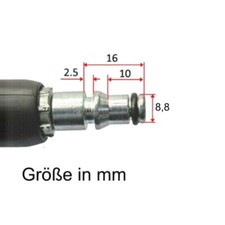 Prolunga Per Idropulitrice 35cm | Acciaio Inox 5000 PSI Lancia Angolata 30 896377
