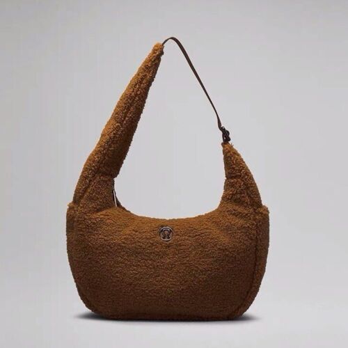 New Lululemon Mini Shoulder Bag Fleece* 4L Burnt Caramel (Brown) Exclusive