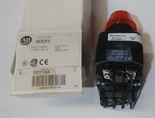 NEW ALLEN BRADLEY 800H-PRDT16A, Dual Input Pilot Light, Amber