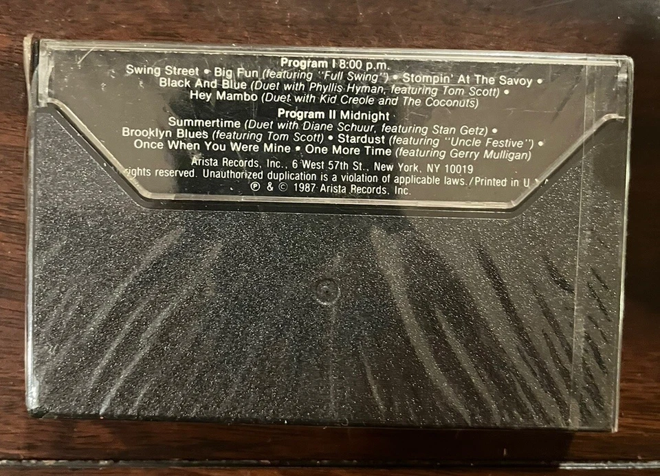 BARRY MANILOW - SWING STREET -  CASSETTE TAPE - NEW - SEALED - FREE SHIPPING - Image 2 of 3