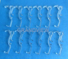 12 pcs 2 1/2 Inch Valance Clips Faux Wood Horizontal Blinds Parts 2.5 " CLEAR