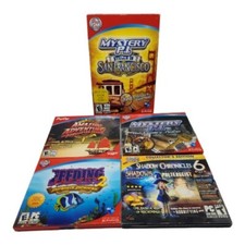 LOT OF 5 PC CD-ROM vintage video games,good condition,variety