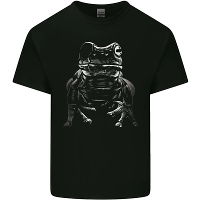 Ein Frosch mit Augenklappe Kinder T-Shirt Jungen Mädchen