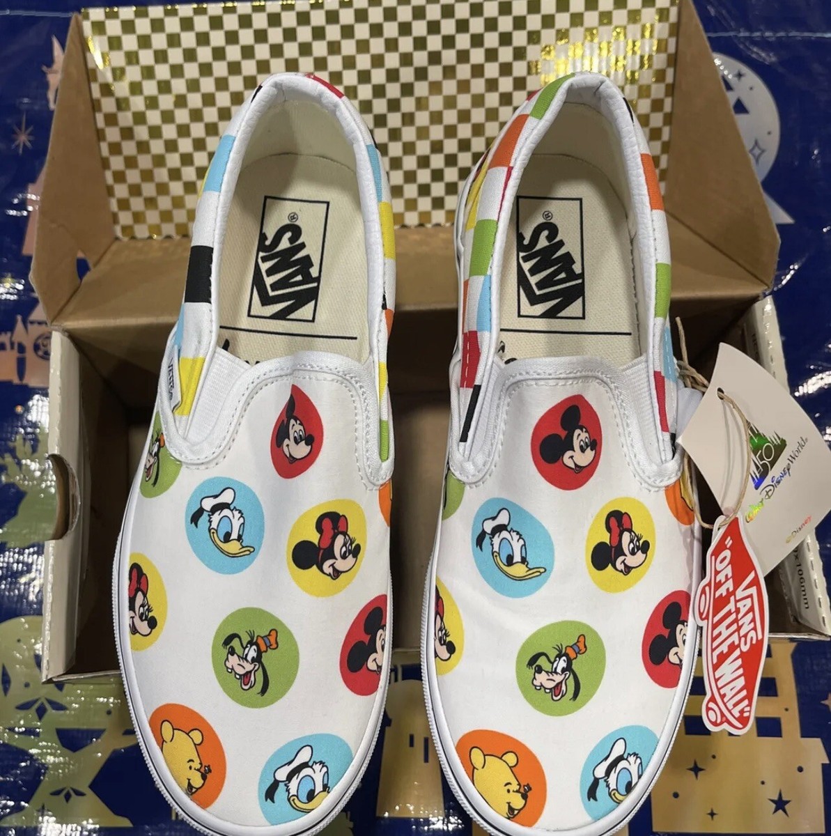 2022 Disney Parks 50th Mickey & Friends Vans Off The Wall  display picture 2