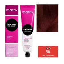 Image of Matrix Socolor Pre-Bonded Permanent Color (5R Red Light Brown) 90ml