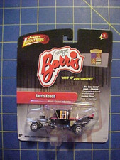 JOHNNY LIGHTNING 2.0 GEORGE BARRIS KOACH  NIP MUNSTERS RARE BACK CARD