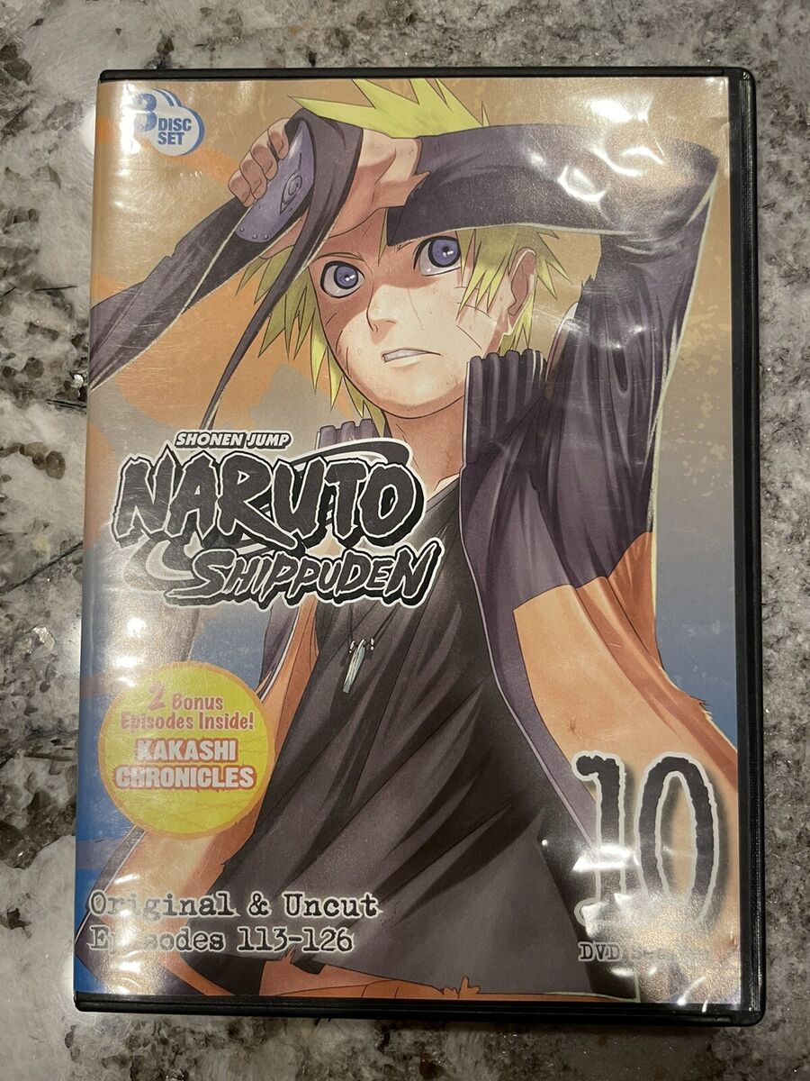 Naruto Shippuden - Shined Jump (DVD 3 Disc Set) Original & Uncut Ep 113-126