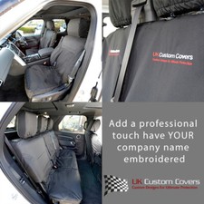 Für Land Rover Discovery 5 Vorne & Hinten Seat Bezüge 2025 + Inkl. Emb 323 324