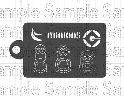 Minions FACE PAINTING STENCIL