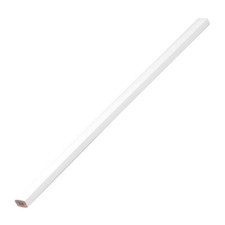 10 Zimmermannsbleistifte / L&auml;nge: 25cm / Farbe: lackiert wei&szlig;