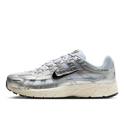【極美品】Nike P-6000 CD6404 105 24cm CD6404-105 NIKE P-6000 WHITE/BLACK-METALLIC SILVER-FLT SILVER