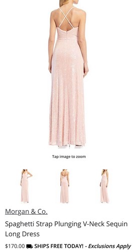 Plus Size Sequin Gown - Picture 9 of 11