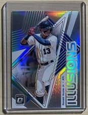 2019 Donruss Optic ILLUSIONS HOLO Ronald Acuna #OI-6 Atlanta Braves