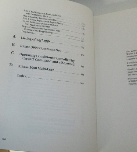 R:Base 5000 Books (LOT OF 3) Using User Guide Business Applications Vtg 1986 - Picture 13 of 24
