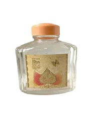 L'Origan Coty Bath Salts Vanity Bottle Peach Pink Top Paper Label  40s or 50s
