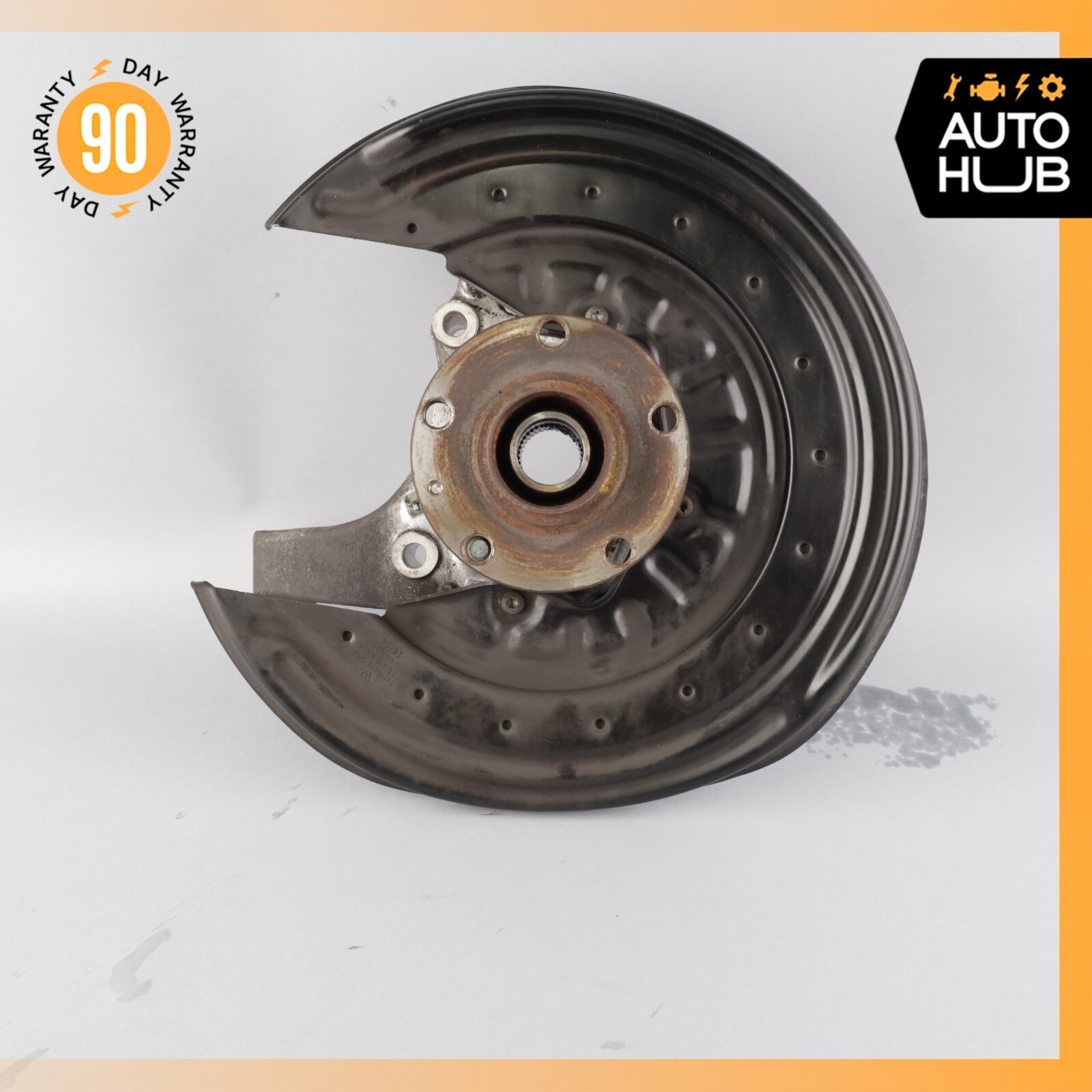 03-13 Bentley Continental GT Rear Right Side Spindle Knuckle Hub OEM 65k