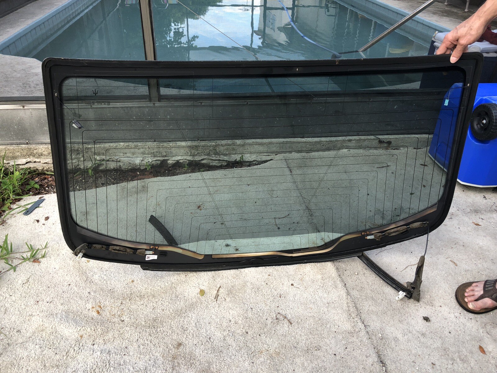 2014-2017 MASERATI GHIBLI SEDAN REAR BACK WINDSHIELD WINDOW GLASS FACTORY OEM