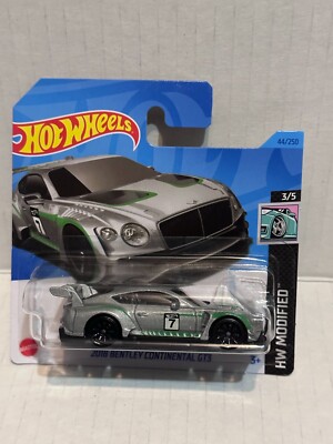 Silver 2018 Bentley Continental GT3 HW Modified 3/5 44/250 HKL45
