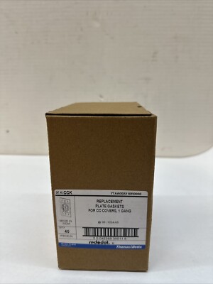 T&B Cat No. CCK Replacement Plate Gasket -New Full Box 40 Pcs