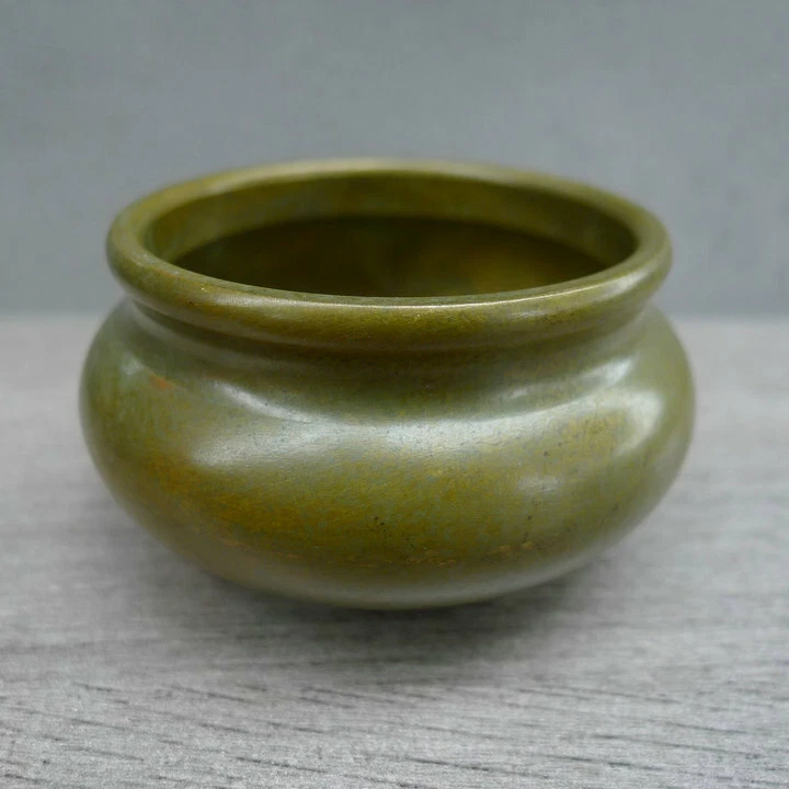 Quemador de incienso de cobre colección de tesoros trípode de cobre cenicero creatividad,  Foto 2 de 4