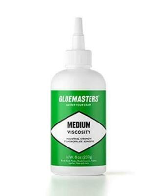Professional Grade Cyanoacrylate (CA) Super Glue by Glue Masters - Extra  