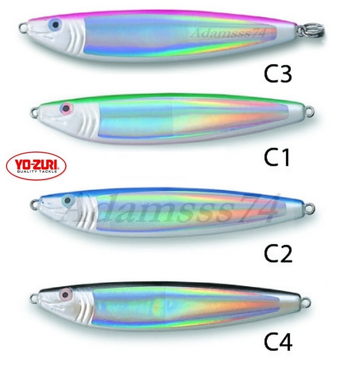 YO-ZURI METALLIC SARDINE 2-24.9ml80gr.GLOW Pilker