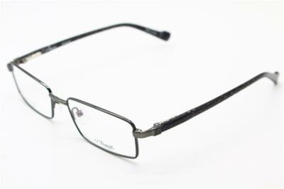 NEW S.T. DUPONT DP -0019U C2 GUNMETAL BLUE AUTHENTIC EYEGLASSES DP-0019U 53-17