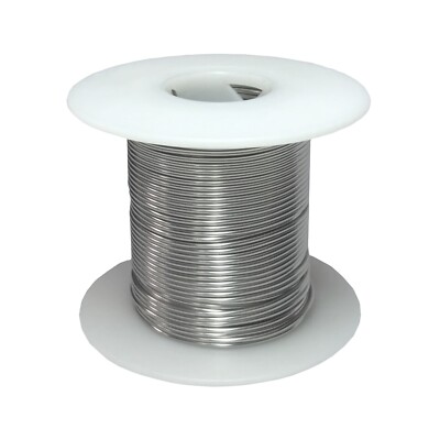 16 AWG Gauge Stainless Steel 316L Wire 25' Length 0.0508'' Diameter