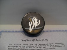 Kasper Bjorkqvist Autographed Signed Pittsburgh Penguins Puck COA CLEARANCE