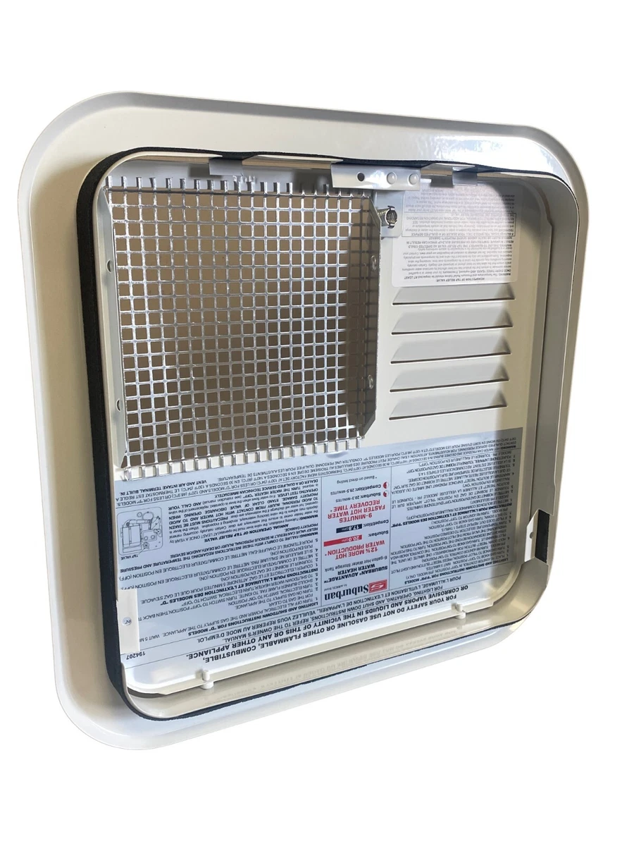 Suburban 6255APW Polar White 6 Gallon Flush Mount Water Heater Door RV |  eBay