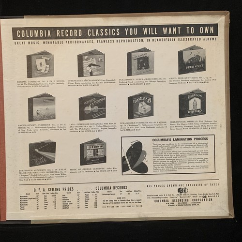 NATHAN MILSTEIN violin - MENDELSSOHN Concerto WALTER - COLUMBIA 4x10" 78rpm 1945 - Picture 4 of 11