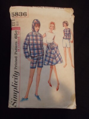 Vintage Sewing Patterns Vogue Simplicity Butterick Skirt Hoodie Top Jacket Kids