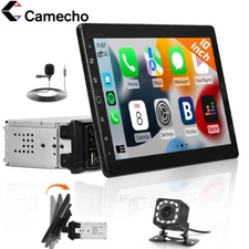 Apple/Android Carplay 10.1" Car Stereo Radio Bluetooth Single 1Din Touch Screen