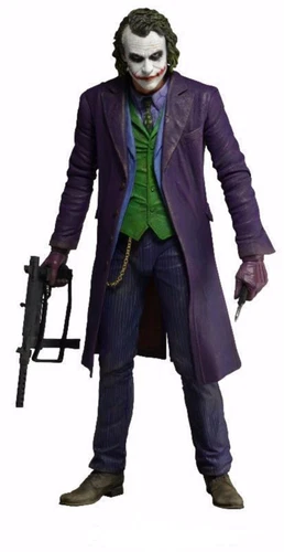 NECA DC Comics Batman Dark Knight Heath Ledger Joker 7" Action Figure Toy Boxed - Picture 6 of 10