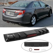 For Toyota Camry SE XSE LE Car Rear Lip Bumper Valance Diffuser Spoiler Body Kit