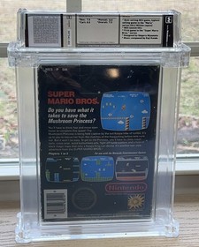 NES SUPER MARIO BROS. 1985 CIB 7.5 WATA GRADED HANGTAB /NES GAMES / GRADED GAMES