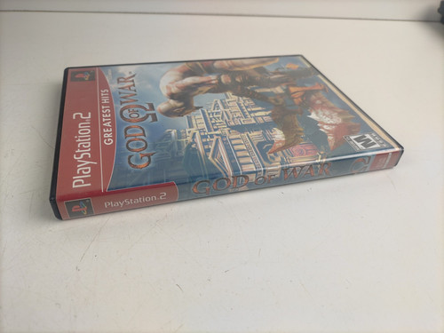 God of War PS2 PlayStation 2 Greatest Hits solo scatola di ricambio + disco difettoso - Foto 5 di 7