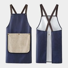 Apron With Pockets For Women And Men Cross Back Design With Towel