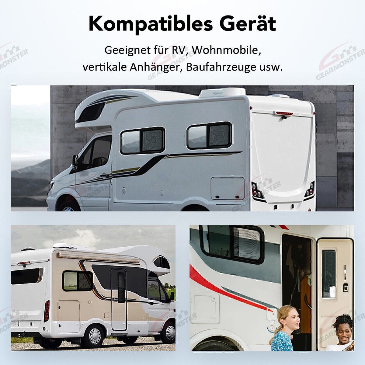 Produktbild von Caravan Seiten Fenster Schiebefenster Gehärtetes Glas Getönt